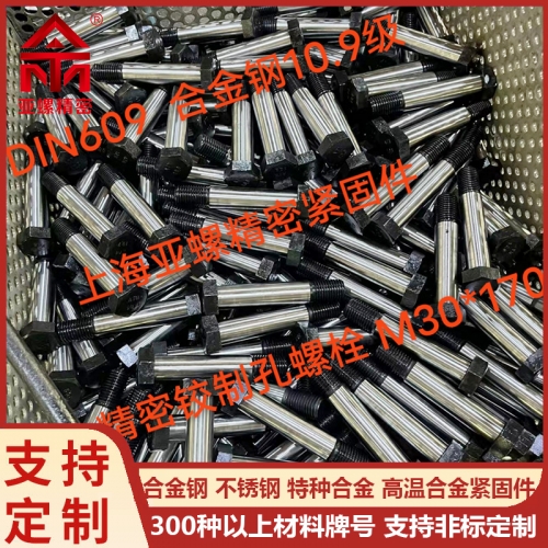 DIN609/合金钢10.9级精密铰制孔螺栓（M30170）